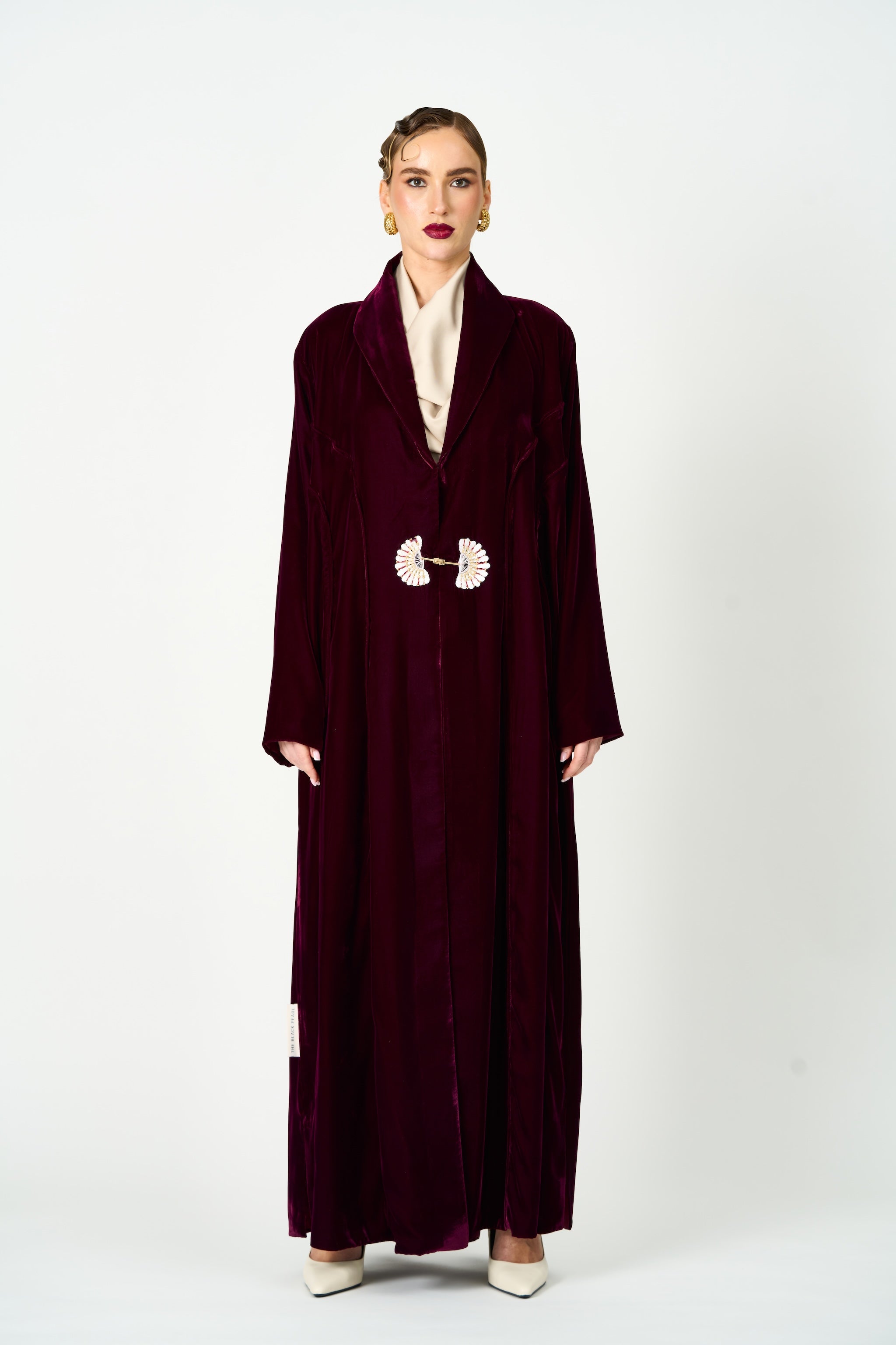 Maroon Abaya