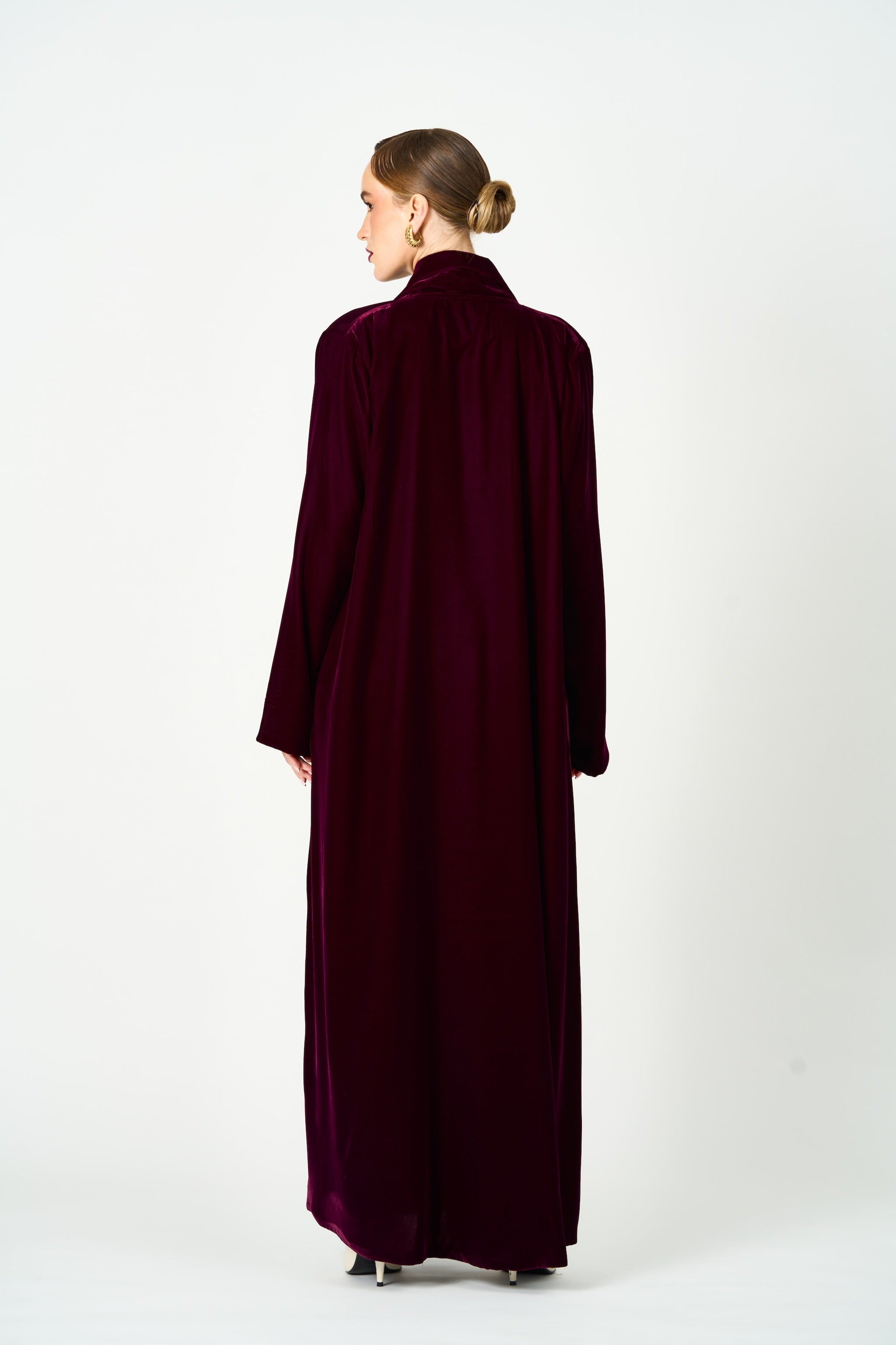 Maroon Abaya